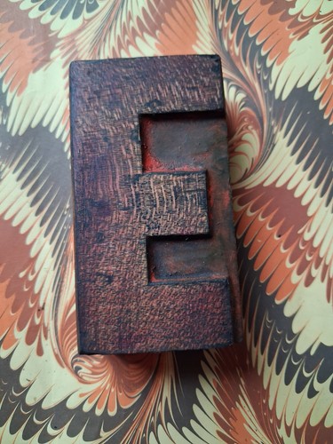 Large wooden letterpress - large,
