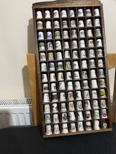 Thimble Case With 64 Thimbles