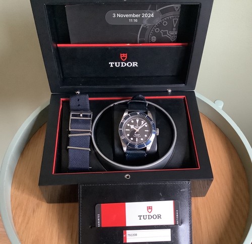 Tudor heritage black bay - black, blue