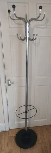Chrome coat rack umbrell - chrome,