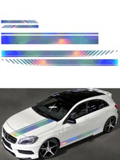  Laser Reflective Stickers For Car Hood Cover Rear-view Mirror Graphics Decals  
