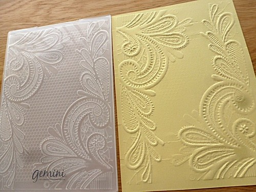 Gemini floral embossing folder - gemini,