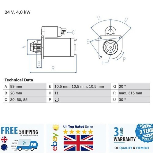 Brand new starter 0986023200 - brand,