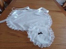 FRENCH MAID WAIST APRON+ CAP -
