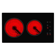 New Induction Ceramic Hob,2/4 Zone Electric Hob with Touch Control & Safety Lock