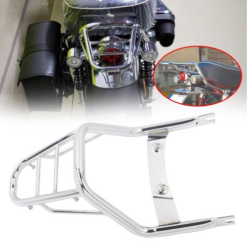 Rear rack chrome luggage carry - rear,