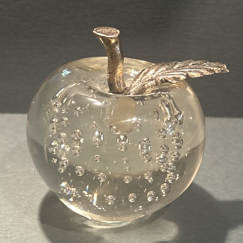 Vintage art glass clear - glass,