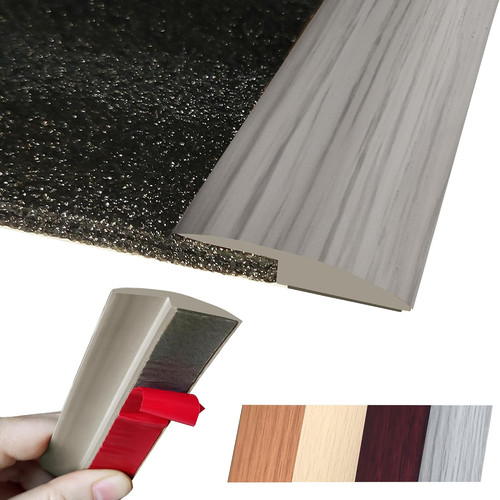 Floor transition strip self - transition,