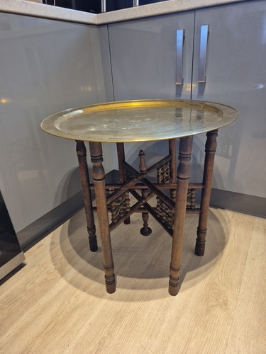 Moroccan brass topped - moroccan,