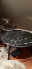 Marble Coffee Table Set 2-Pack Nested