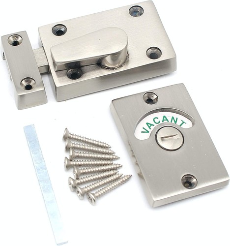 Satin indicator bolt - bolt, vacant
