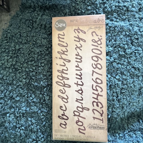 Sizzix cutout script bigz - script,