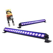 2x LED BAR DMX Black Light UV