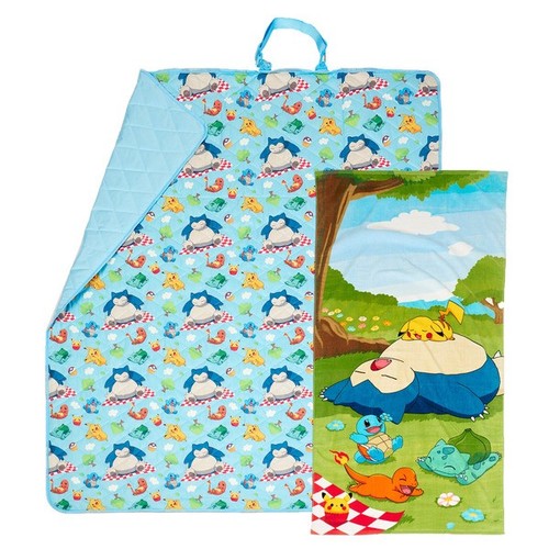 Pokemon picnic blanket towel - blanket,