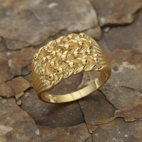 9ct yellow gold - yellow, gents