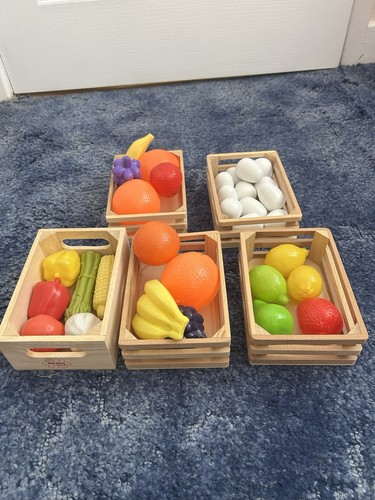 Small wooden crates with - wooden,