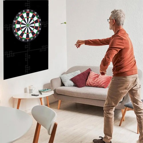 Extended length dartboard - extended,