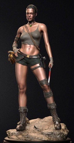 Lara croft scale - 1/6, hand