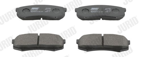 Rear jurid 572245j brake pad - rear,