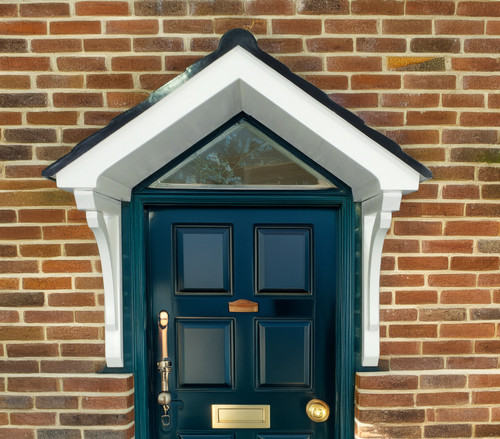 Grp over door canopy with - grp, tile