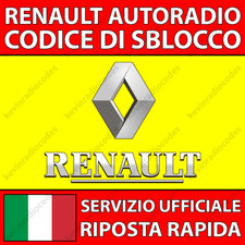 ✅RENAULT RADIO UNLOCK CODE