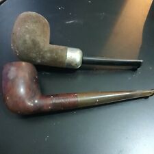 2× Vintage Hardcastle  Lightweight Wooden Estate Pipe 