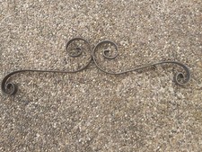 Wrought iron scrolls
