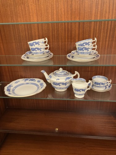 Cauldon ware blue and - blue,