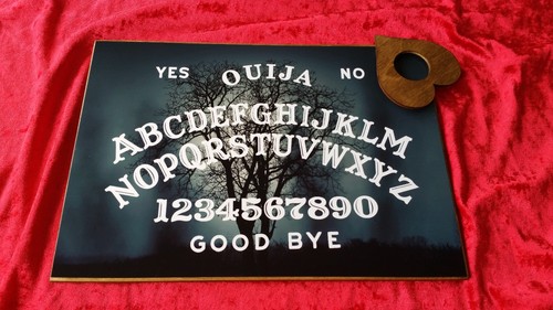 Wooden ouija board bizarre - wooden,