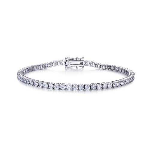 3ct tennis bracelet - bracelet, white