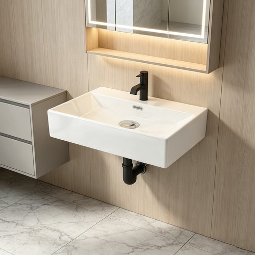 Bathroom wash sink basin wall - wash,