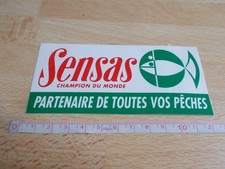 FISHING STICKER - SENSAS - WORLD CHAMPION - PARTNER OF ALL YOUR FISHERIES