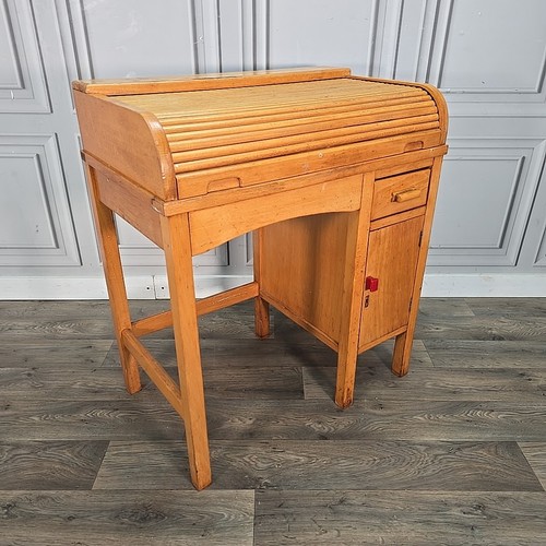 Vintage roll top desk - desk,