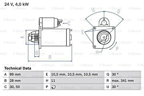 Bosch starter for man - starter, el