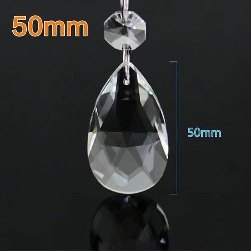 Oval cut glass crystals - oval,