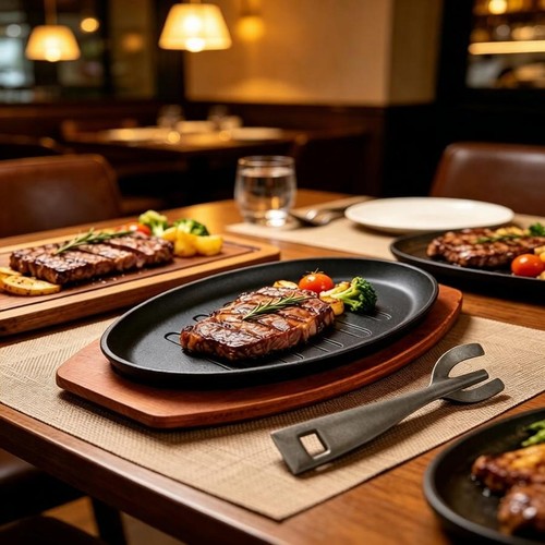 Cast iron sizzler steak - sizzler,