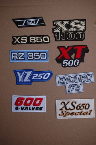 Yamaha sidepanel iron sew - iron/sew, on