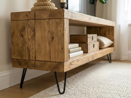 Solid wood chunky - solid, with