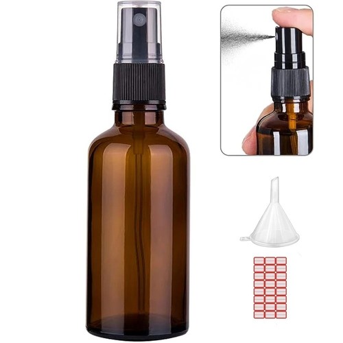 Amber glass fine mist - amber,