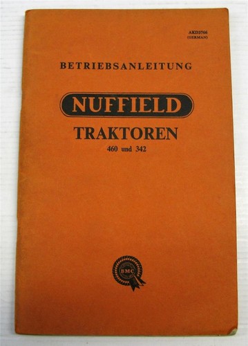 Nuffield traktoren 460 342 - nuffield, +