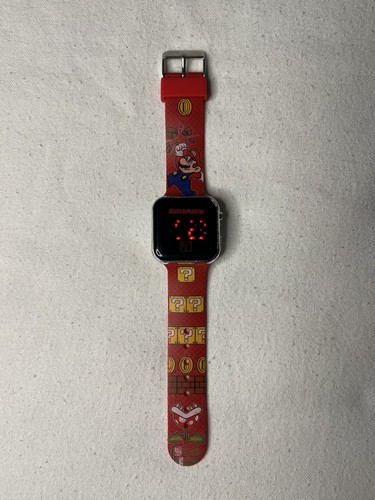 Super mario led light watch - led,