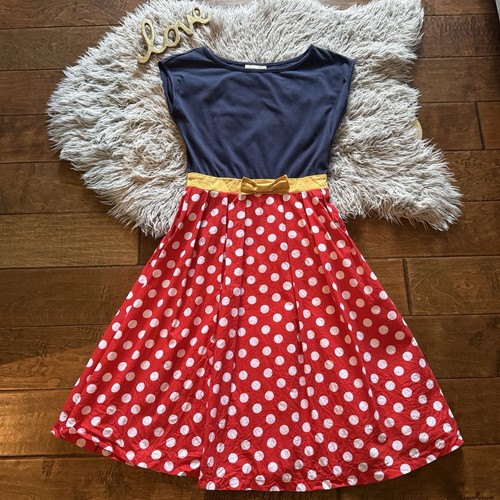 Lindy bop dress blue - red, white