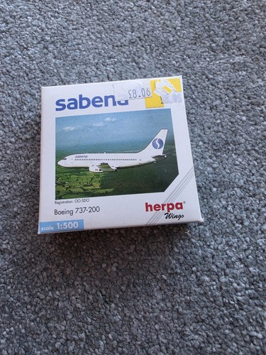 Herpa wings sabena 500 - sabena, 1:500
