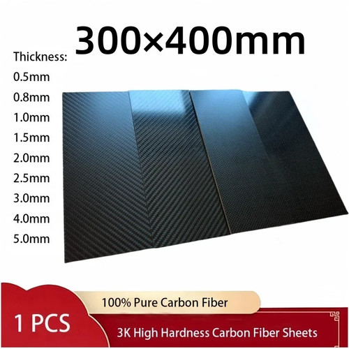 300x400mm full carbon - 3k,