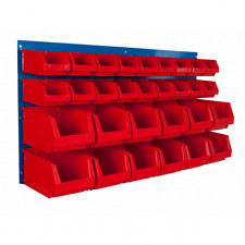 BiGDUG Louvre Panel Kits Heavy Duty Wall Mounted Storage Bins