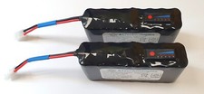 Lithium Batteries compatible Angling Technics Microcat/ HD bait boat 2pcs Li-ion