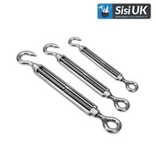 Turnbuckle Wire Tensioner Strainer Zinc Hook and Rope Cable Tension