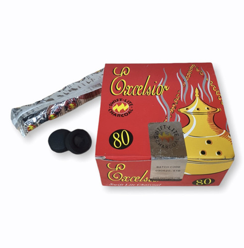 Charcoal discs excelsior - charcoal,
