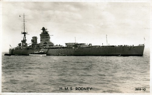 Hms rodney royal navy - hms,