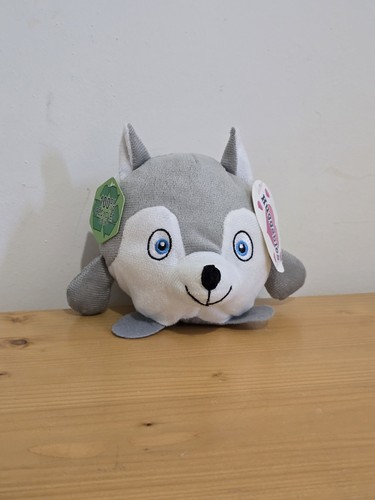 Huggables round husky dog - husky,